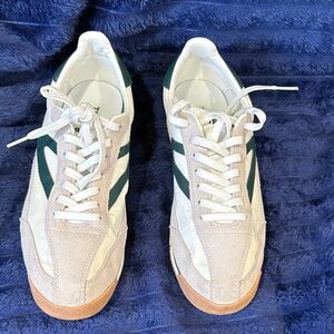 Tretorn White and Dark Green women 's Sneakers